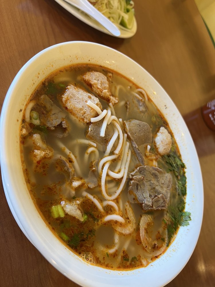 Spicy Lemongrass Noodle Soup