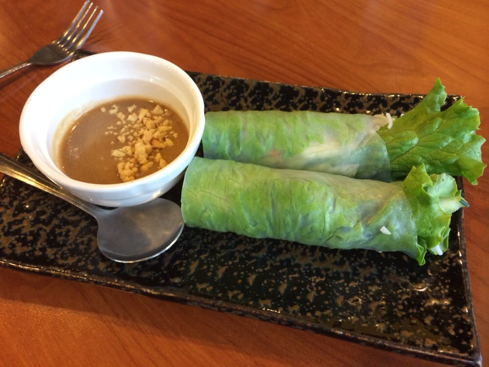 Crispy Tofu Spring Rolls