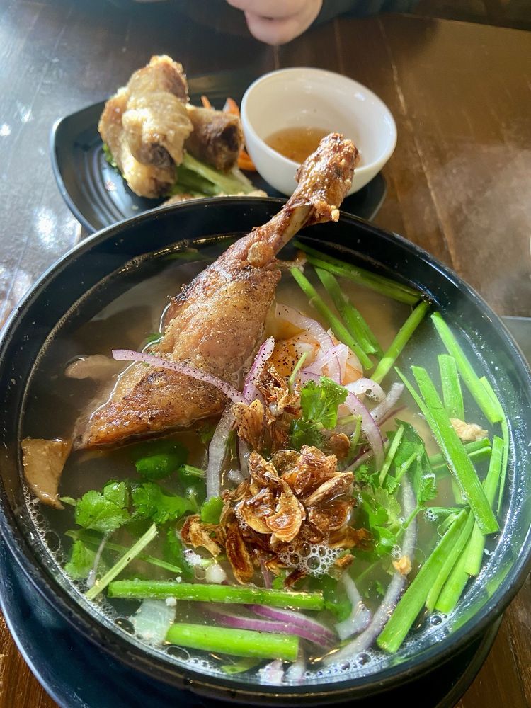 Fried Chicken Soup Bowl