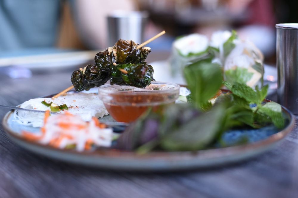 Beef in Betel Leaves