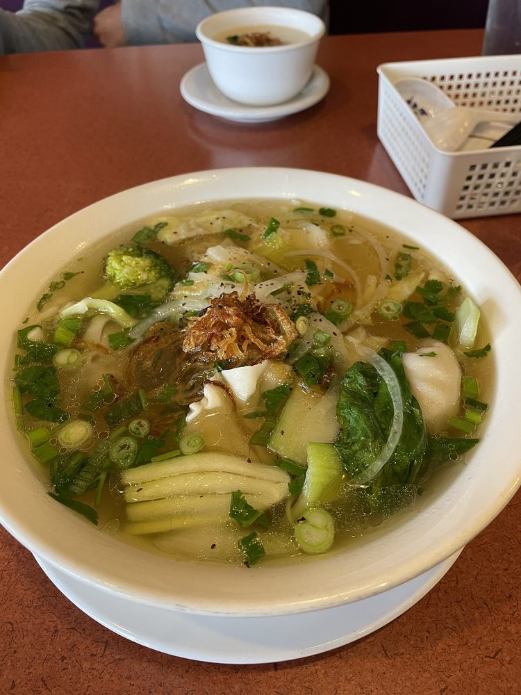 Vietnamese Dumpling Noodle Soup