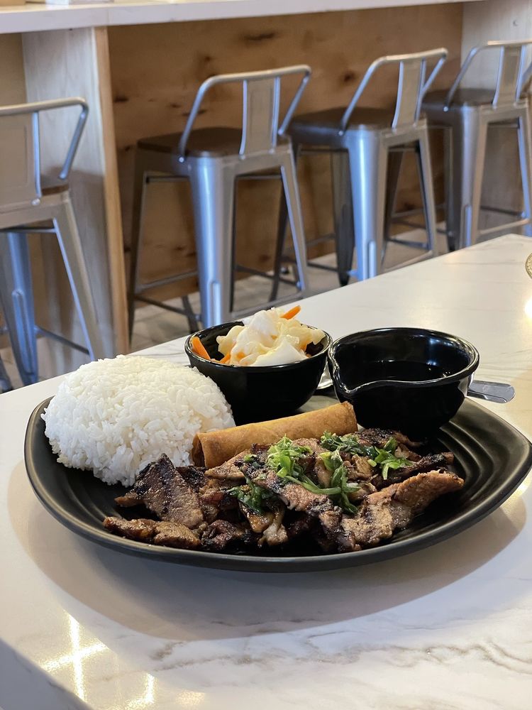 Grilled Pork Rice Plate