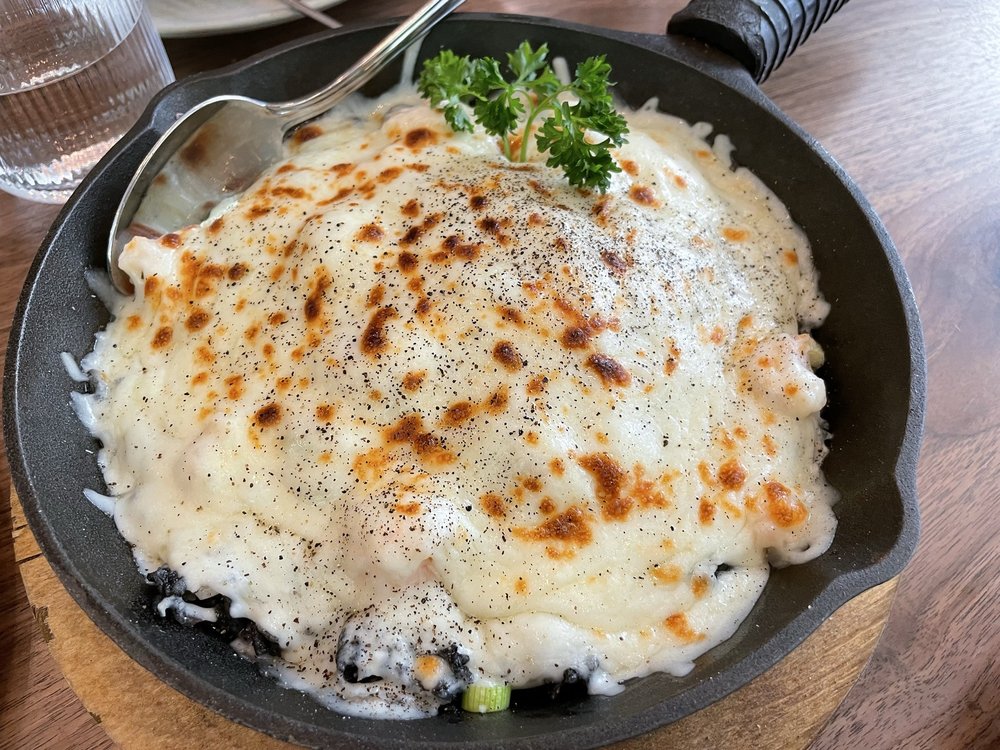 Squid Ink Baked Rice