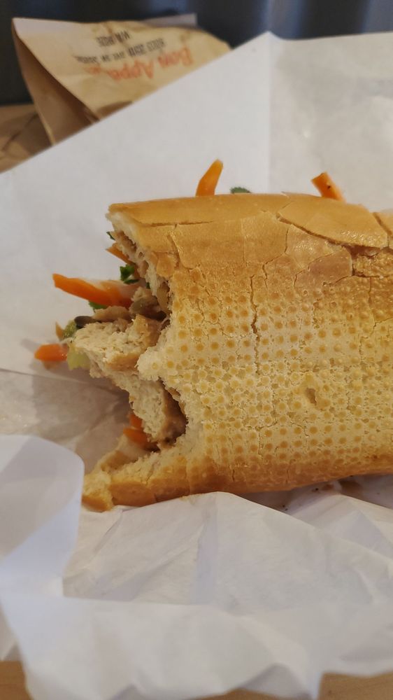 Marinated Veggie Tofu Sandwich