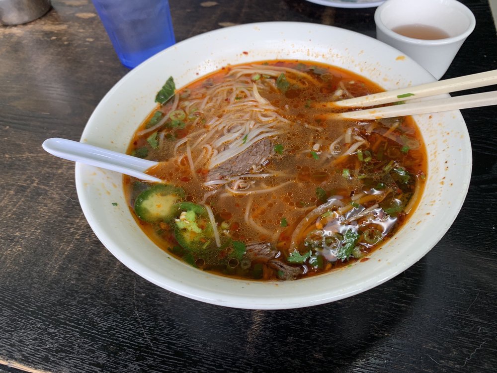 Noodle Soup With Eye Round Steak And Fatty Brisket