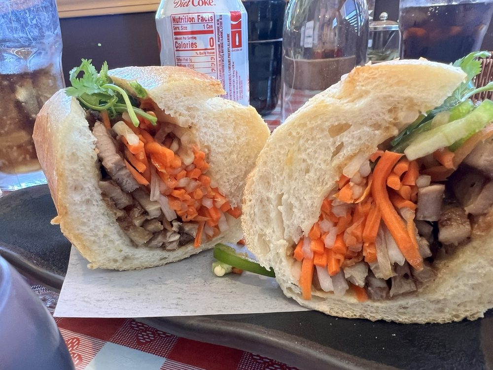 Grilled Pork Vietnamese Sandwich - Bánh Mì Heo Nướng