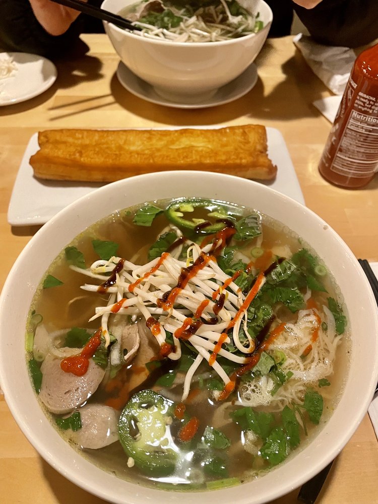 Round Steak and Meatball Pho