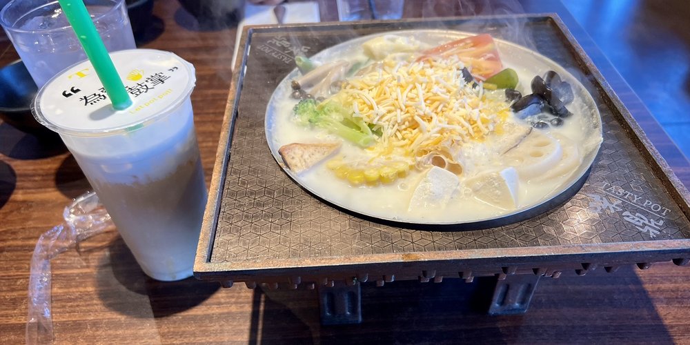 Cheesy Milk Hot Soup