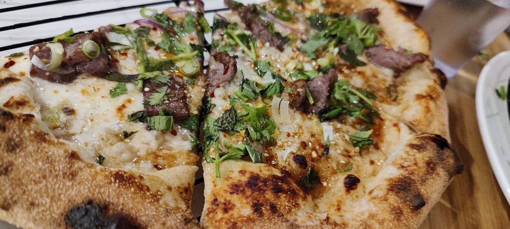 Thai Steak Pizza