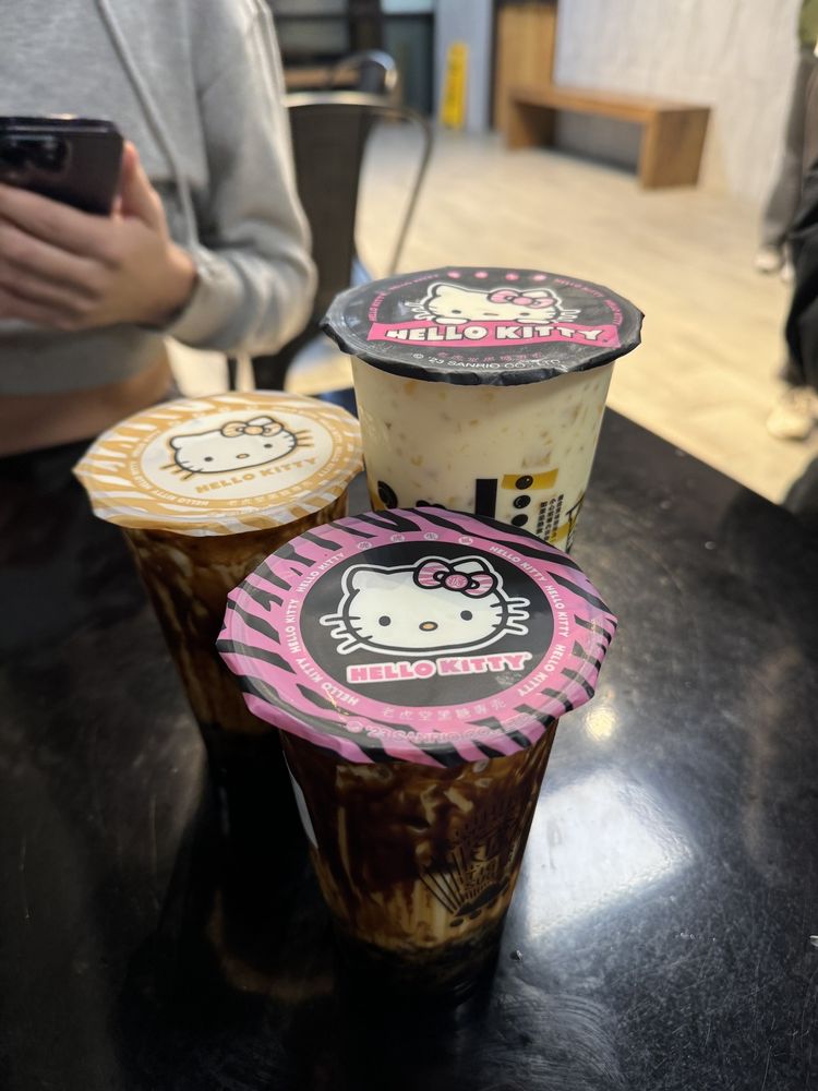 Black Sugar Boba & Pearl Coffee Latte with Cream Mousse