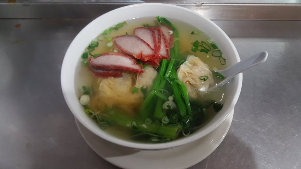 Seafood Egg Noodle Soup