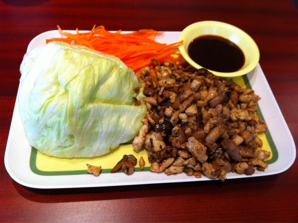 Ginger Chicken Lettuce Wrap