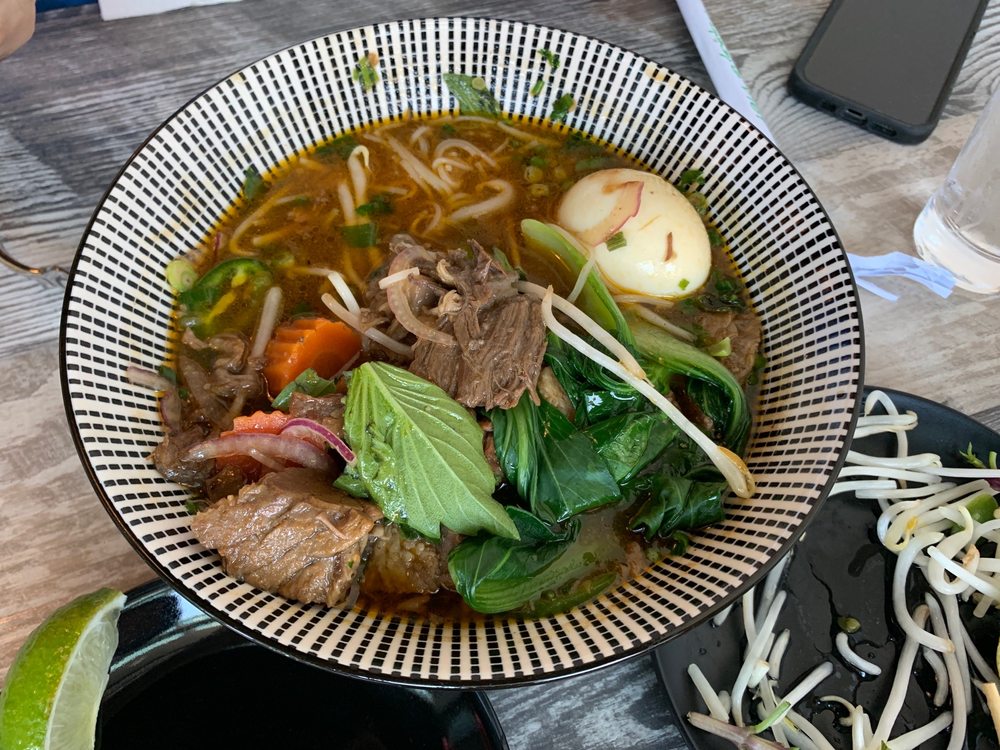 Beef Stew and Oxtail Rice Noodle Soup