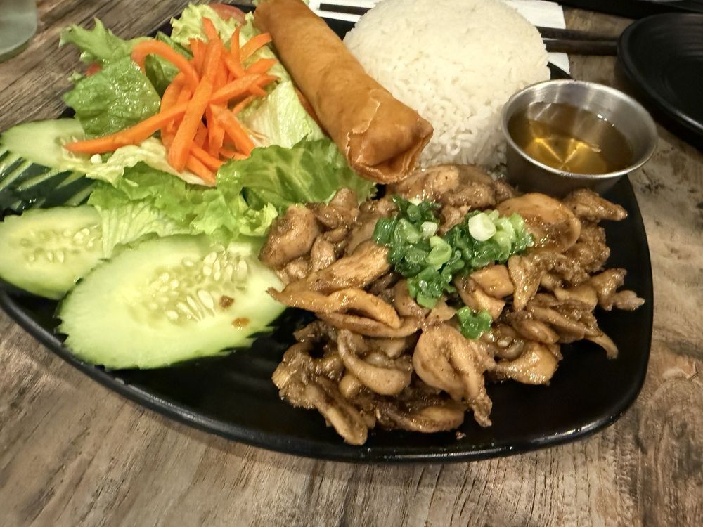 Fried Egg Rice Plate