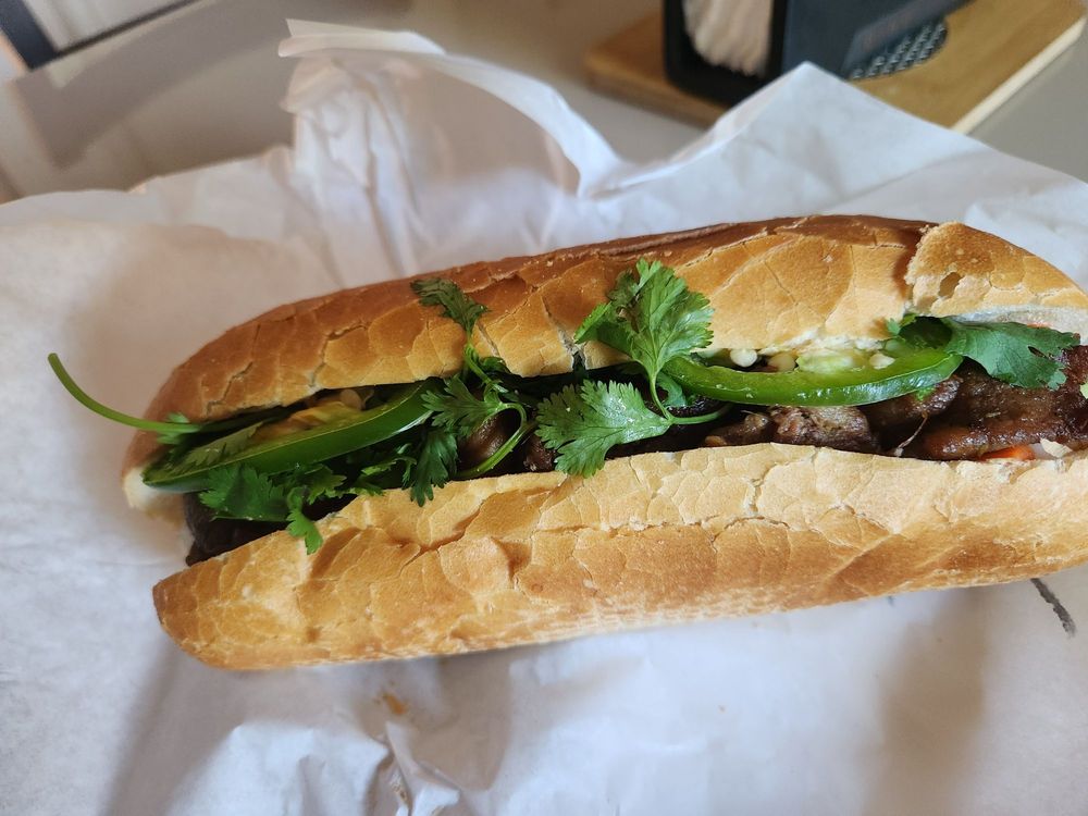 Banh Mi with Grilled Pork Sandwich
