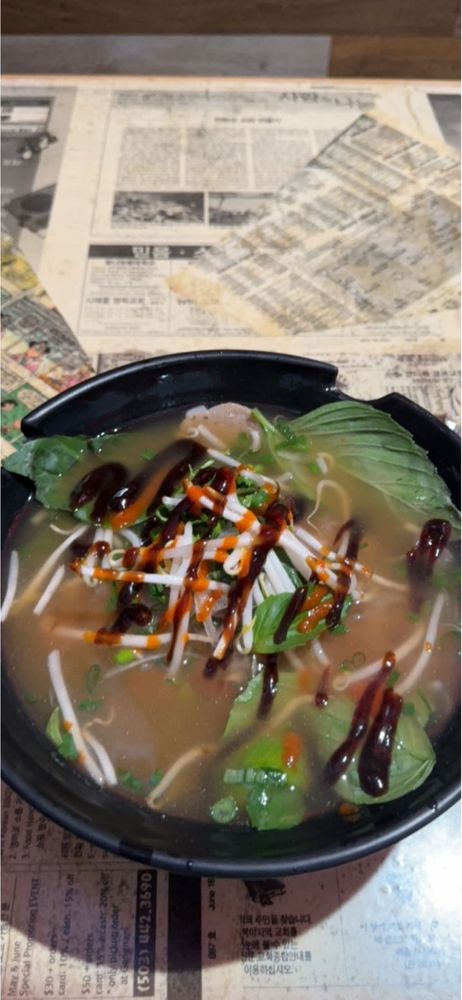 Eye Round Steak and Brisket Pho