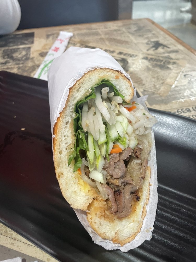 Fried Tofu Banh Mi Sandwich