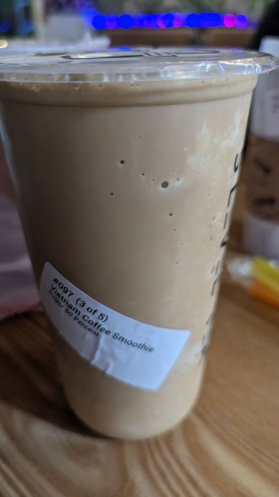 Vietnamese Coffee Smoothie