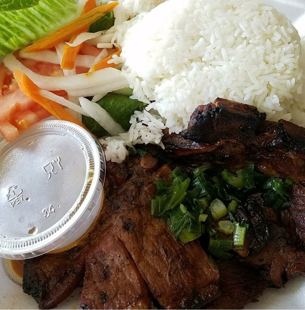 Grilled Pork Rice Plate