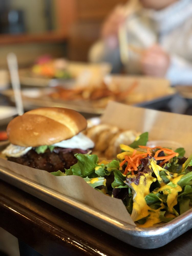 Egg In Heaven Burger