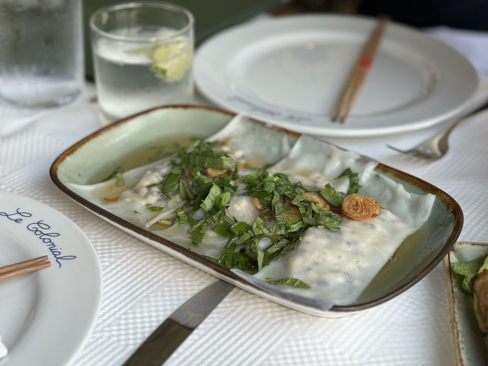 Banh Cuon - Rice Noodle "ravioli"