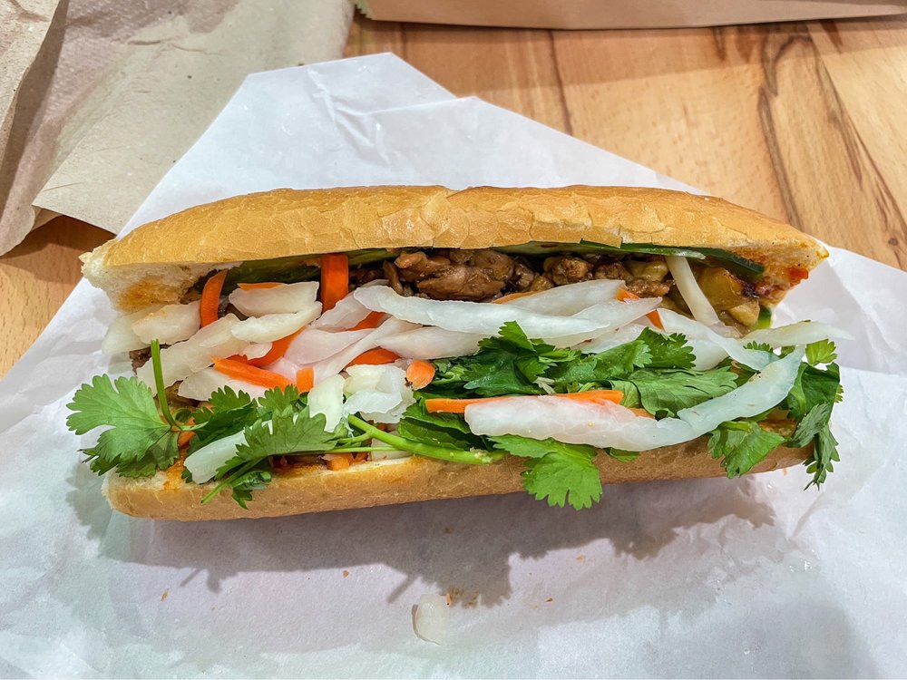 Lemongrass Grilled Chicken Banh Mi