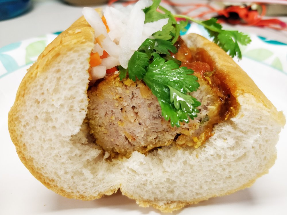 Pork Meatball Sandwich