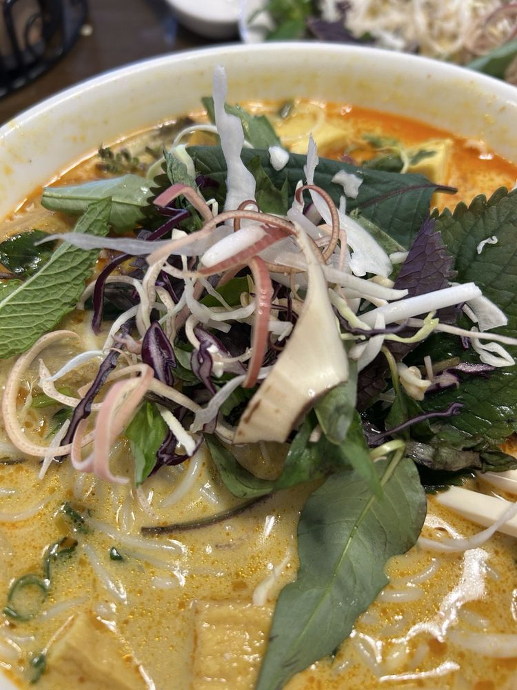 Tofu Curry Vermicelli Noodle Soup