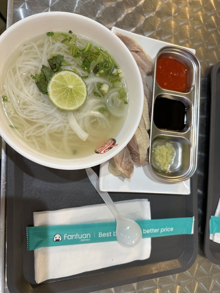 Pho Ga (se Asian Chicken Noodle Soup) / 鸡汤粉