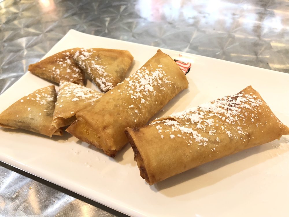 Peach Mango Spring Roll