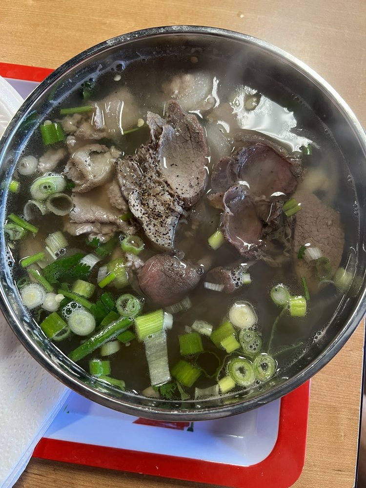 Rare Steak and Shank Noodle Soup