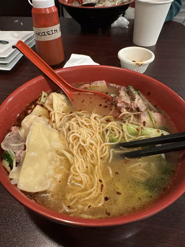Wonton Egg Noodle Soup
