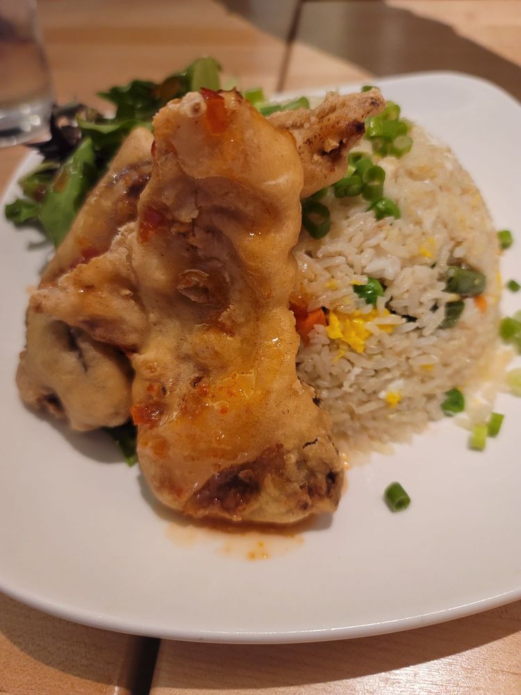 Crab Fried Rice with Soft Shell Crab
