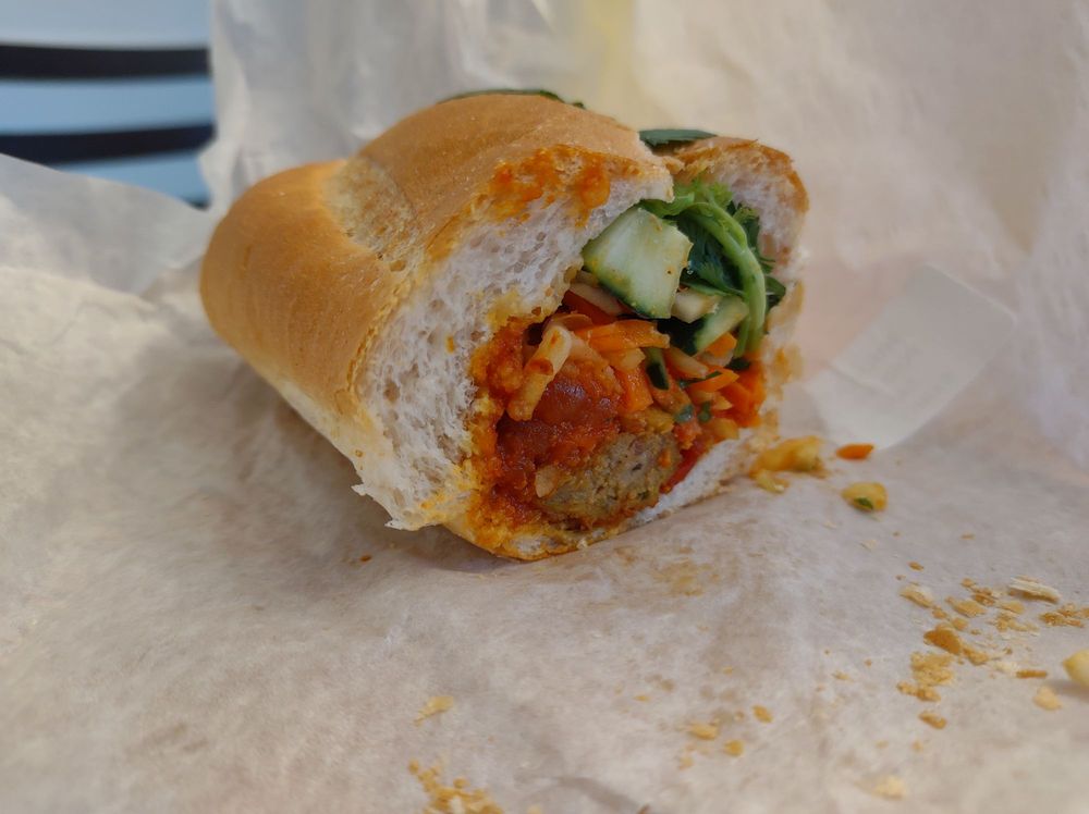 Pork Meatball Banh Mi