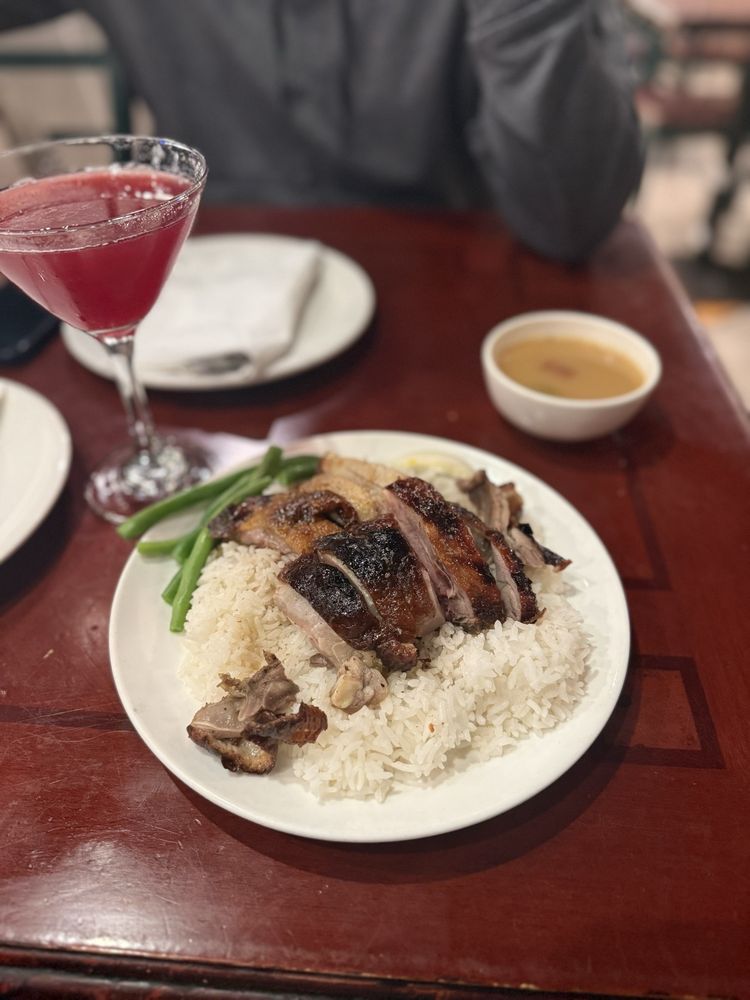 Hanging Roasted Ducks