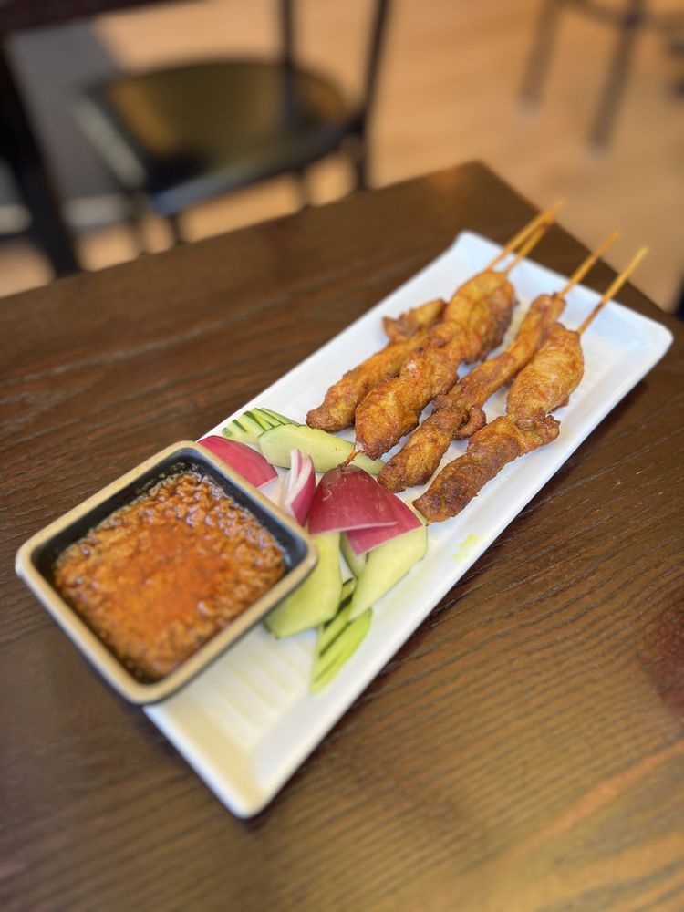 Malavsian Chicken Satay Shish Kebab