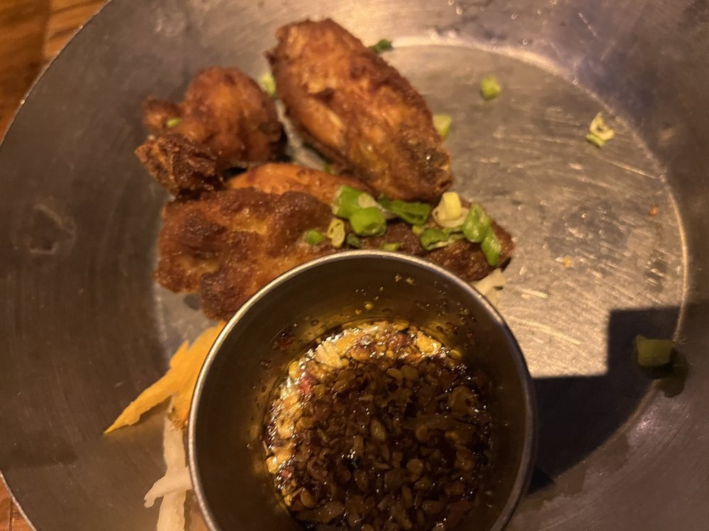 Vietnamese Chicken Wings With Crispy Garlic.