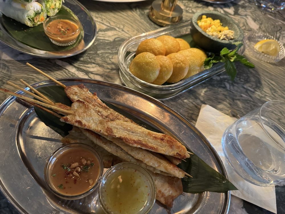 Peanut Ginger Chicken Satay