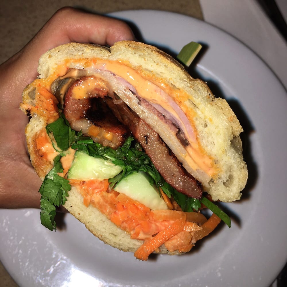 Pork Belly Bahn Mi Sandwich