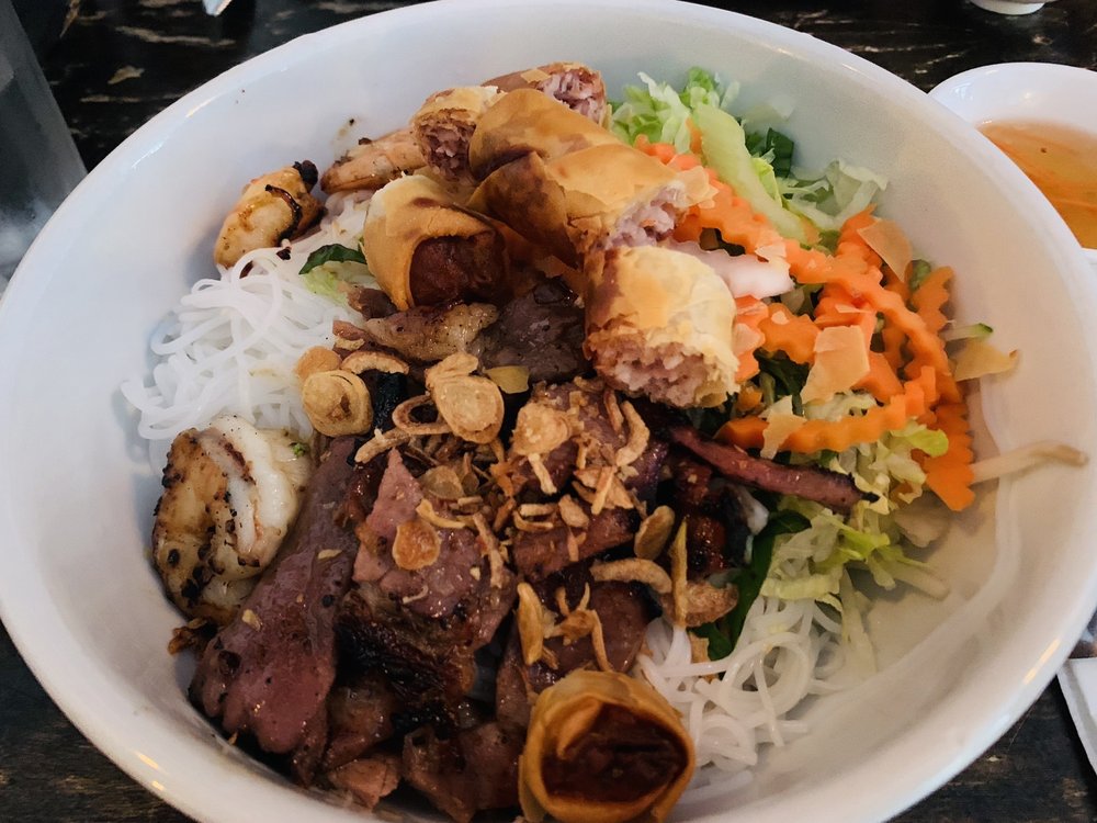 Grilled Pork Noodle Salad