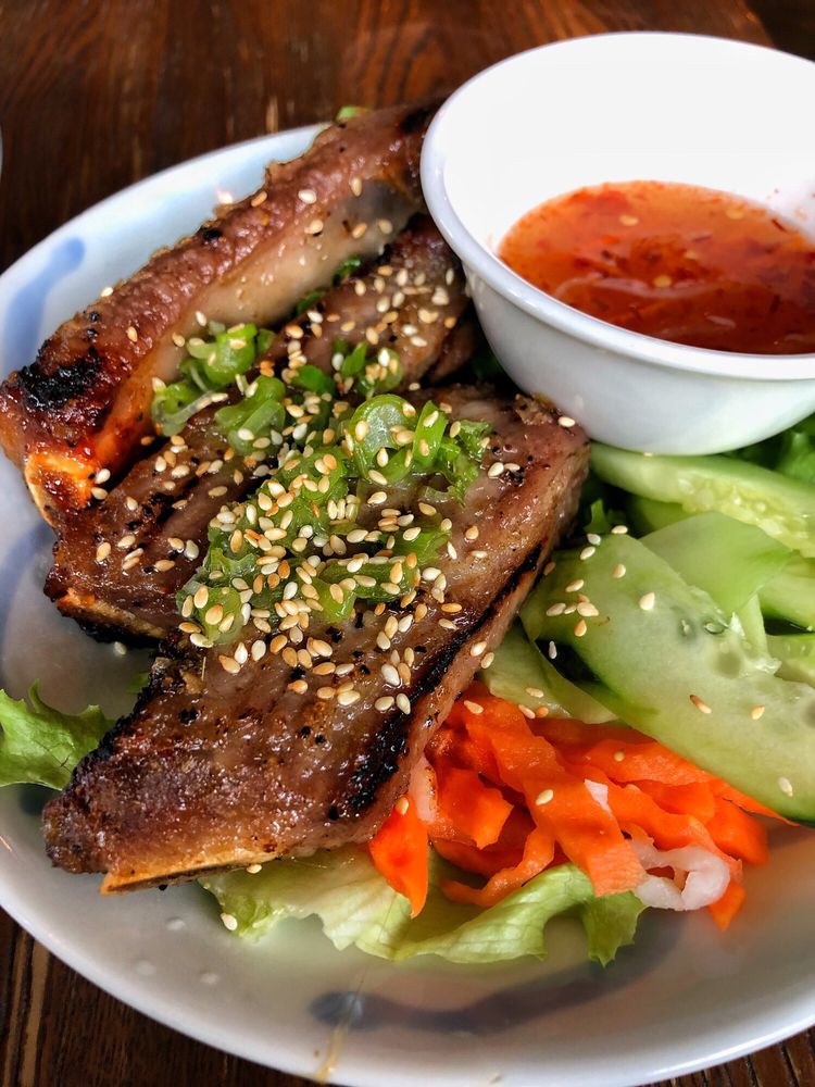 Grilled Marinated Pork Ribs