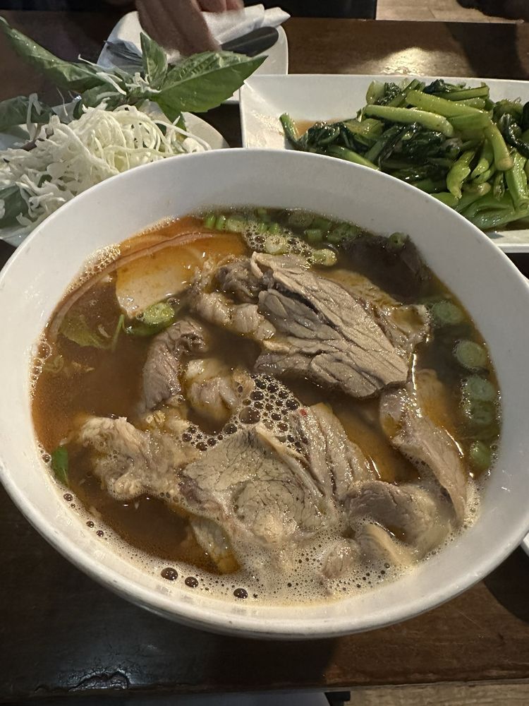 Hue-style Spicy Beef and Pork Noodle Soup