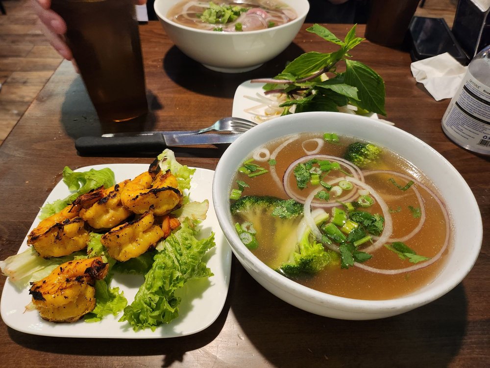 Grilled Shrimp Pho