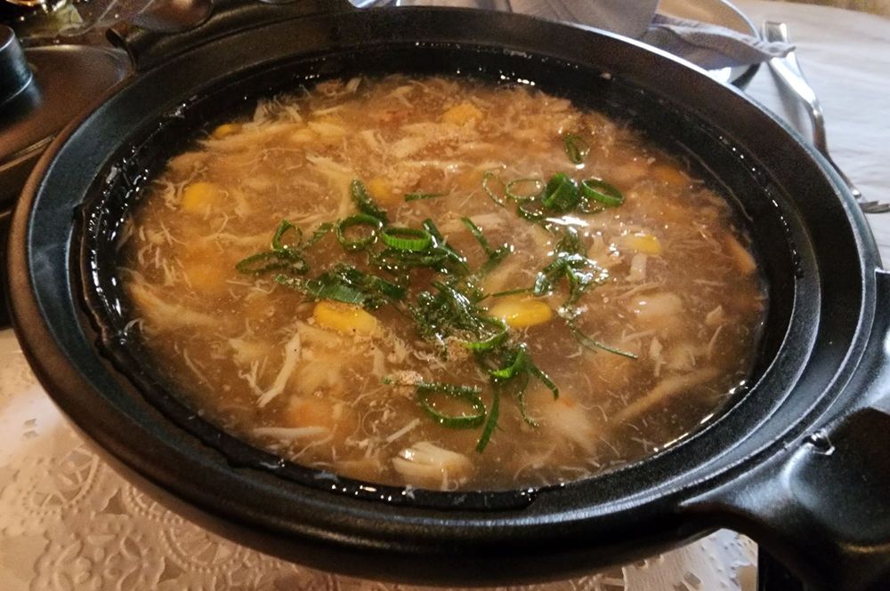 Shrimp, Crabmeat, and Corn Chowder