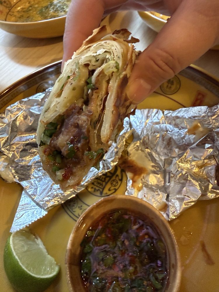 Brisket Pancake Wrap