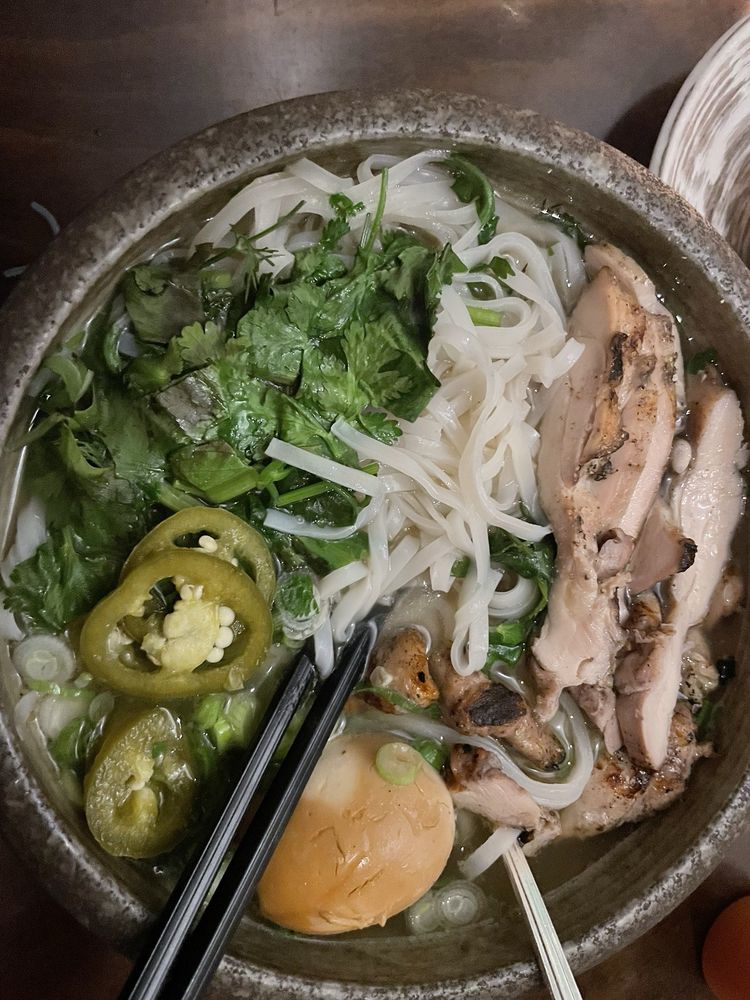 Grilled Chicken Pho