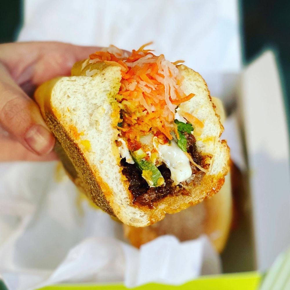 Caramel Pork Banh Mi