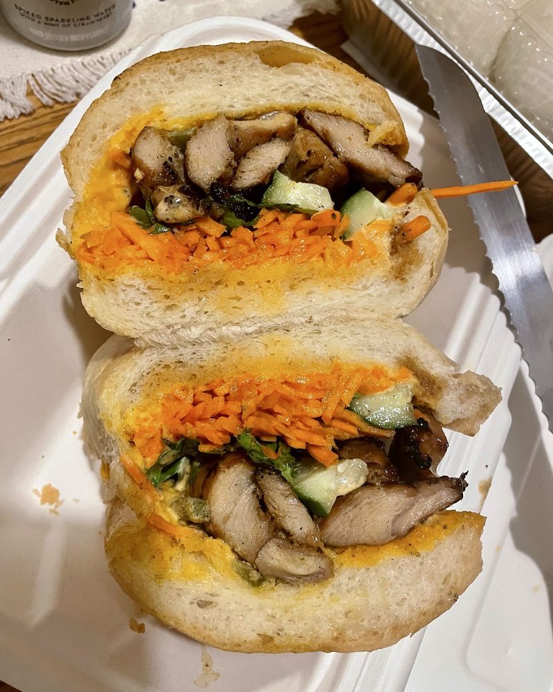 Chicken Thigh Banh Mi
