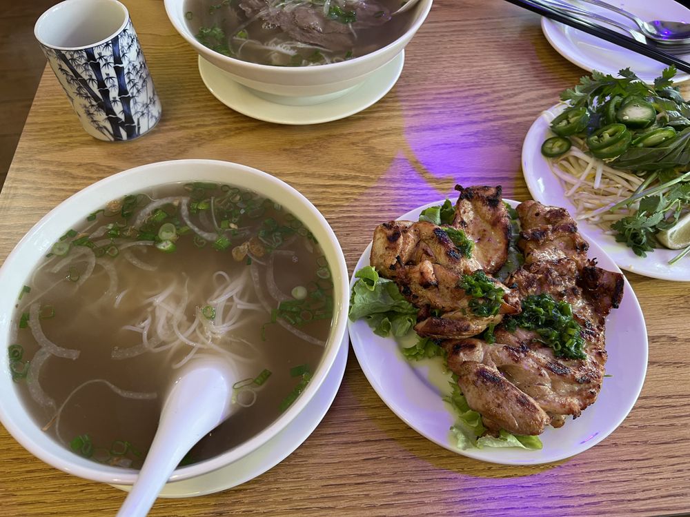 Grilled Chicken Pho (noodle Soup) 8.