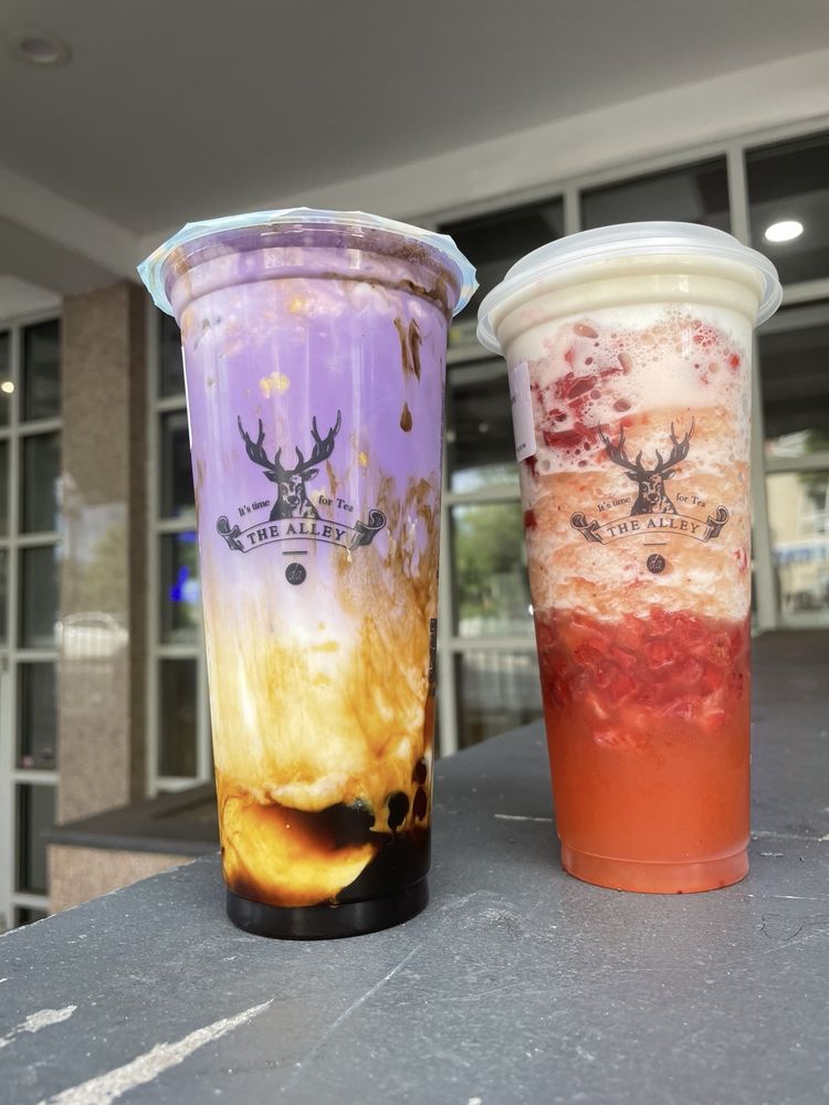 Ube Creme Brulee W/ Boba